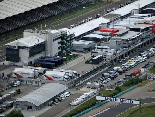 HUNGARORING - PADDOCK